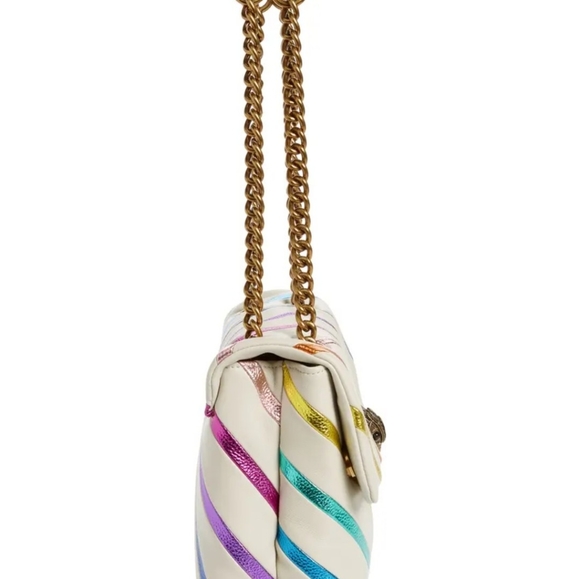- Kurt Geiger London Large Kensington Rainbow Shoulder Bag - Picture 7 of 9